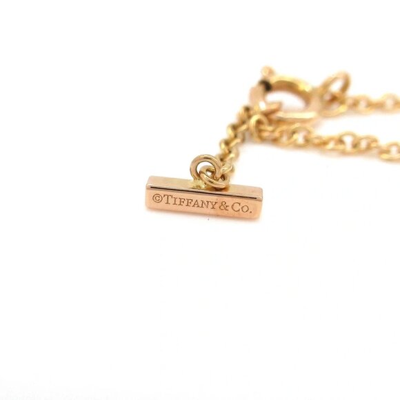 Auth TIFFANY & Co. T Smile Bracelet - 18K Rose Gold Diamond Bracelet - Picture 3 of 7